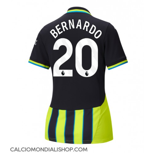 Maglie da calcio Manchester City Bernardo Silva #20 Seconda Maglia Femminile 2024-25 Manica Corta